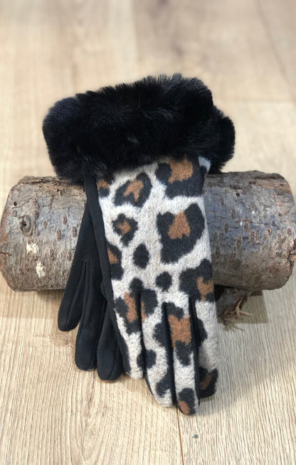 Animal Print Gloves