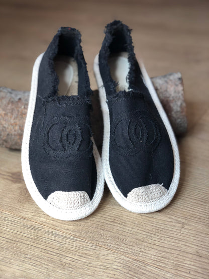 Canvas Interlock Logo Espadrille Shoes