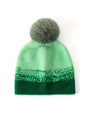 Two Tone Sequin Bobble Hats