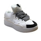 Black & White Bow Lace Chunky Trainers