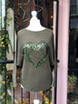 Sequin Heart Jumper